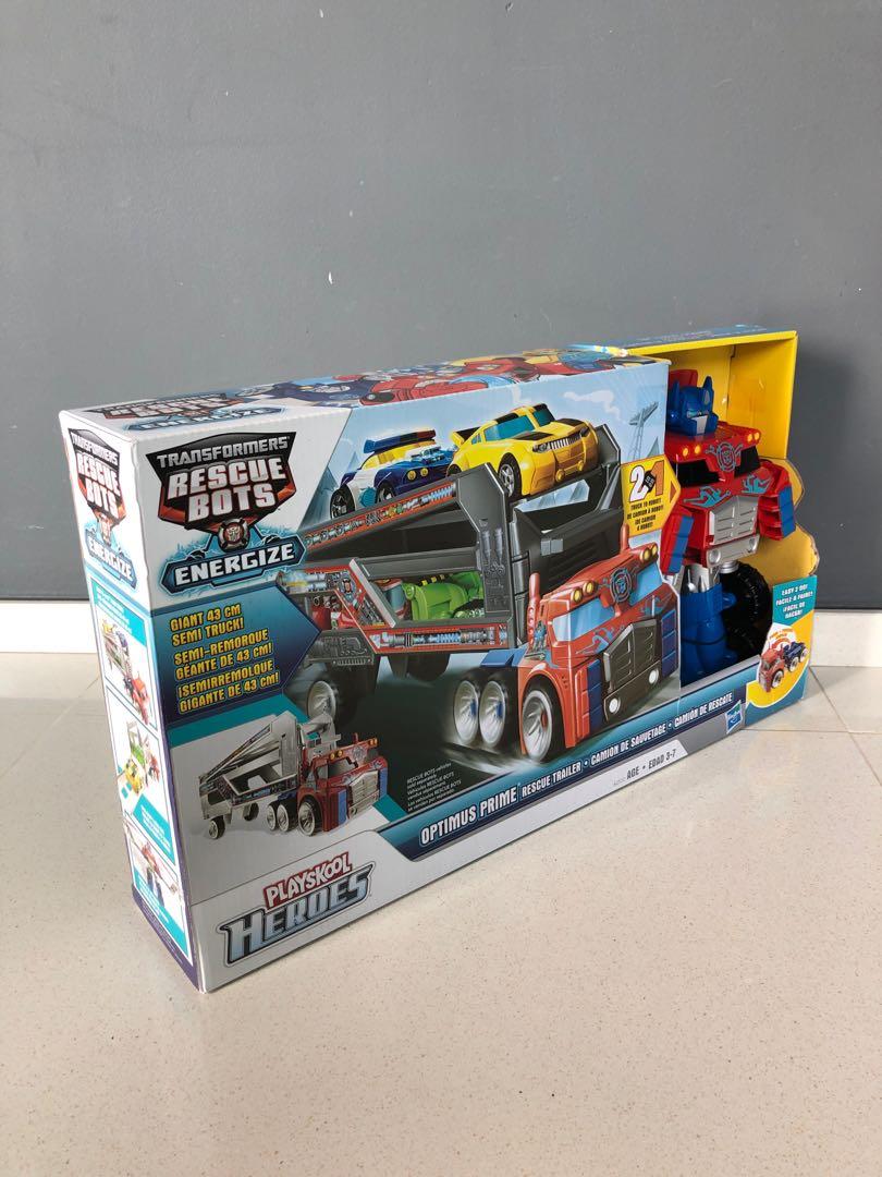 BNIB Playskool Heroes Transformers Rescue Bots - Optimus Prime Rescue ...
