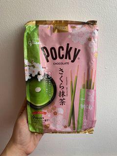 pocky sakura matcha flavor