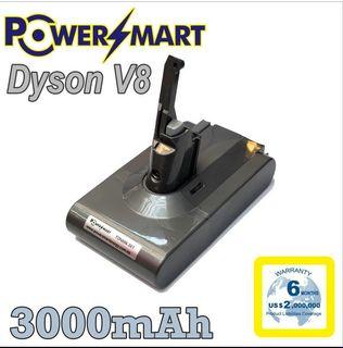 全新行貨-Powersmart - Dyson V8 3000mAh/21.6V 代用鋰電池