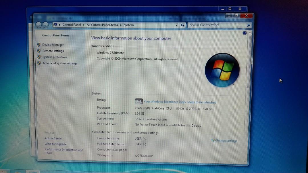 Preloved Basic dual core E5400 (Category: Computer Parts) located in Singapore. Submitted by kukunut (Listing ID 1029264052, Image 3). Description: selling Preloved Basic dual core pc preloaded windows 7 e5400 cpu 2 GB DDR 2 ram 80gb HDD basic casing 480w power supply built in graphics built in audio not for fuzzy grab and go thanks for viewing..