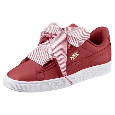 Puma Basket Heart in red, Women's Fashion, Footwear, Sneakers on Carousell