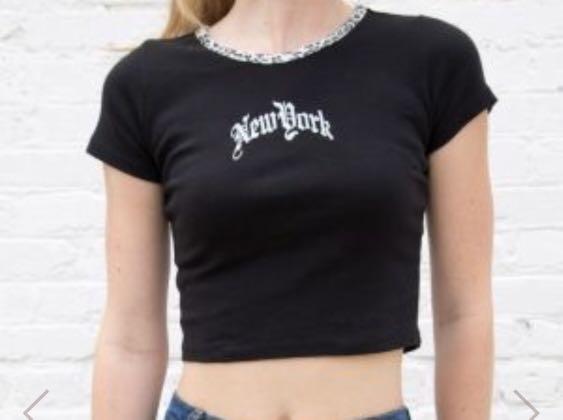 Rare Ashlyn New York With Blue Cheetah Trim Women S Fashion Tops Other Tops On Carousell