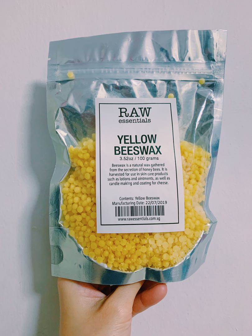 Raw Essentials Yellow Beexwax Health Beauty Face Skin Care On Carousell