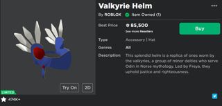 Roblox Toys Games Video Gaming In Game Products On Carousell - red valkyrie roblox toy code