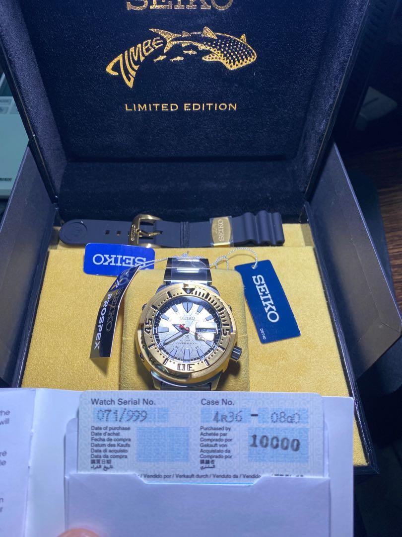 Seiko zimbe 13 golden tuna SRPE14K1 (Category: Men's Watches) located in Chatswood. Submitted by en2watches (Listing ID 1029255551, Image 2). Description: BNIB. 71/999.