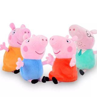 Set of 4 Peppa Pig Family CASH ON DELIVERY