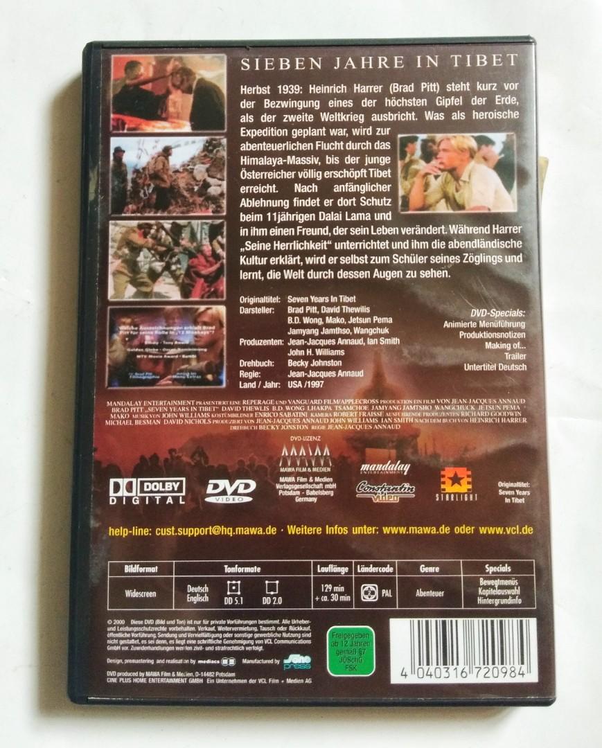 Seven Years In Tibet Music Media Cd S Dvd S Other Media On Carousell
