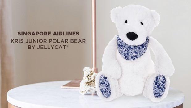 SINGAPORE AIRLINES POLAR BEAR BY JELLYCAT