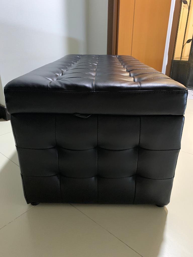 Sofa Storage Box, Furniture & Home Living, Furniture, Sofas on Carousell