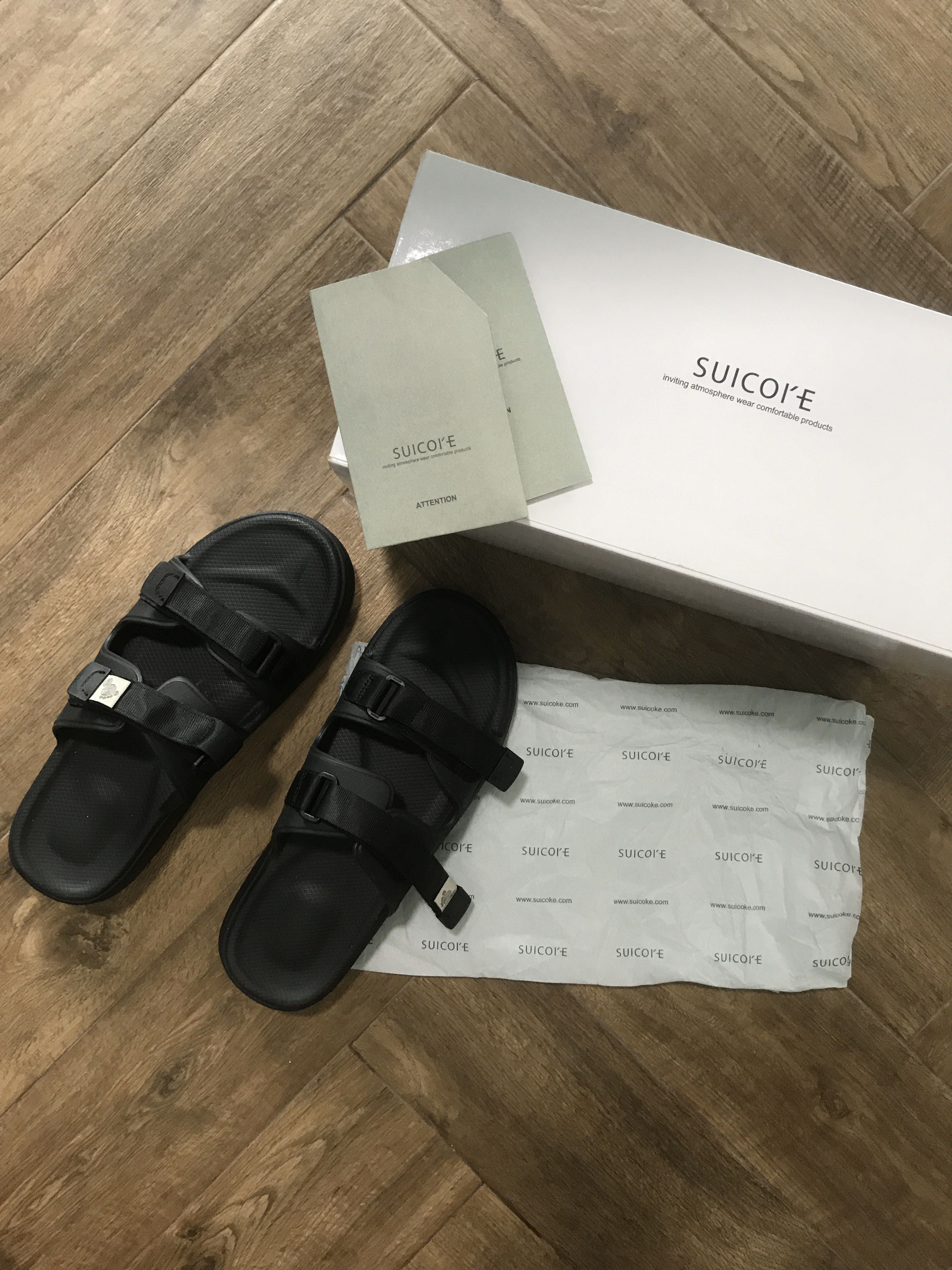 SUICOKE ZONA sandals black Men s Fashion Footwear Flipflops