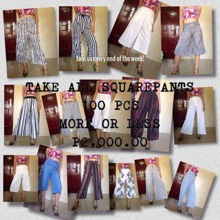 Take ALL 100pcs Squarepants