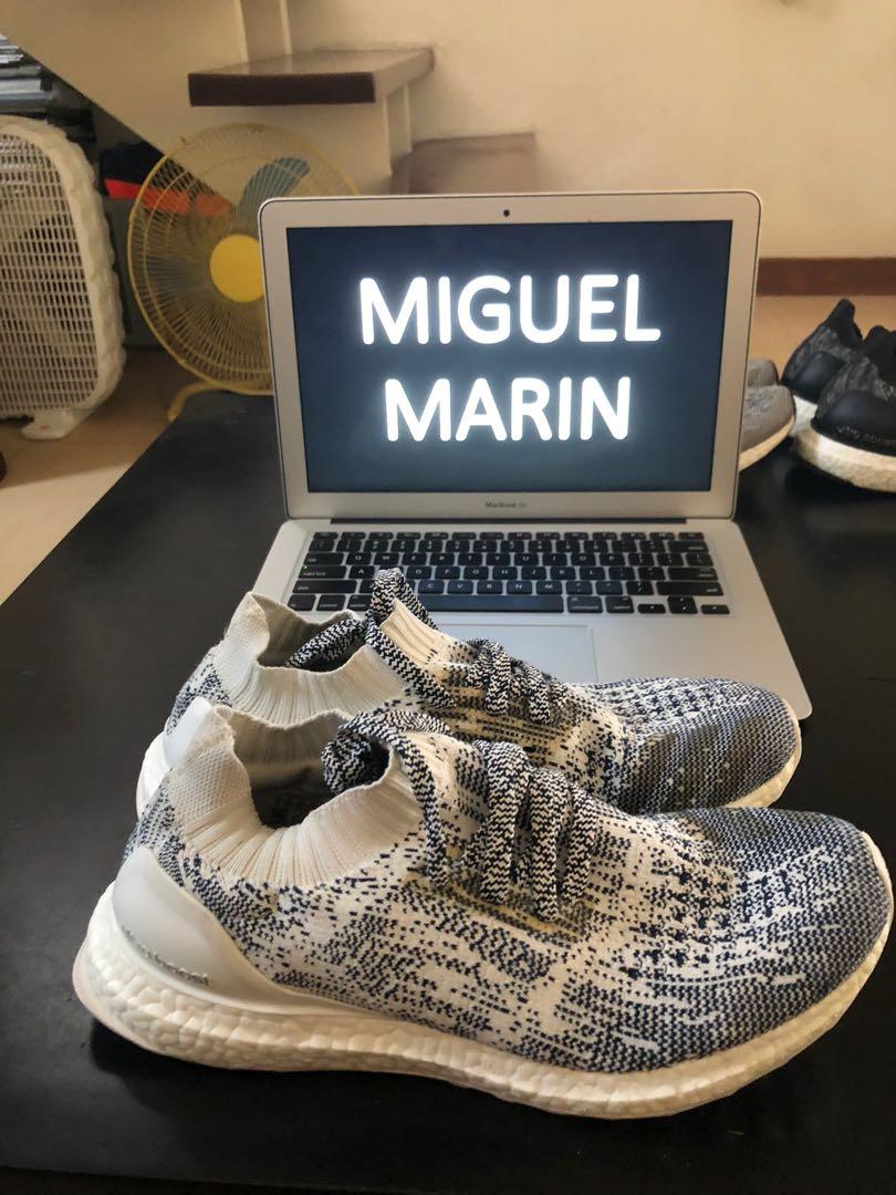 Ultraboost UB UNCAGED ULTRA BOOST White Noise 8mens Men s