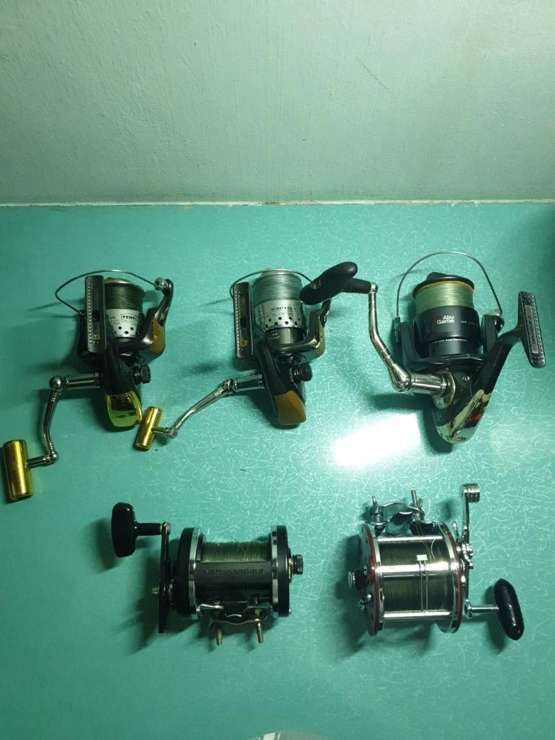 Used Fishing Reels for Sale (Left with Penn Captiva and