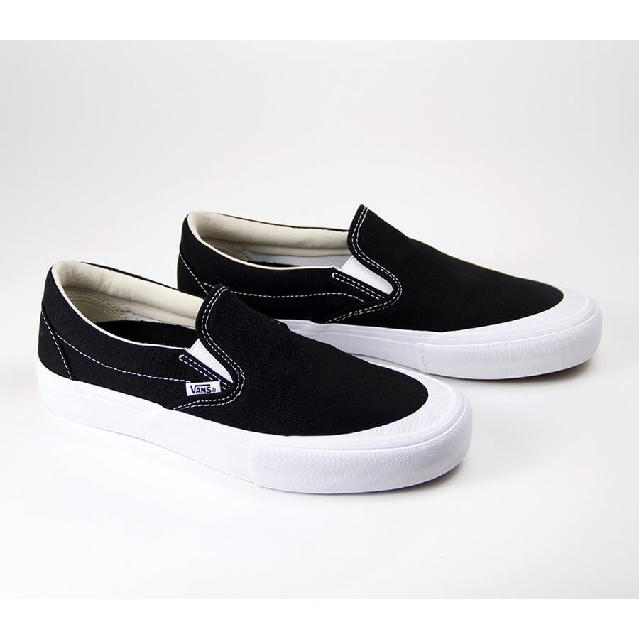 toe cap slip on vans