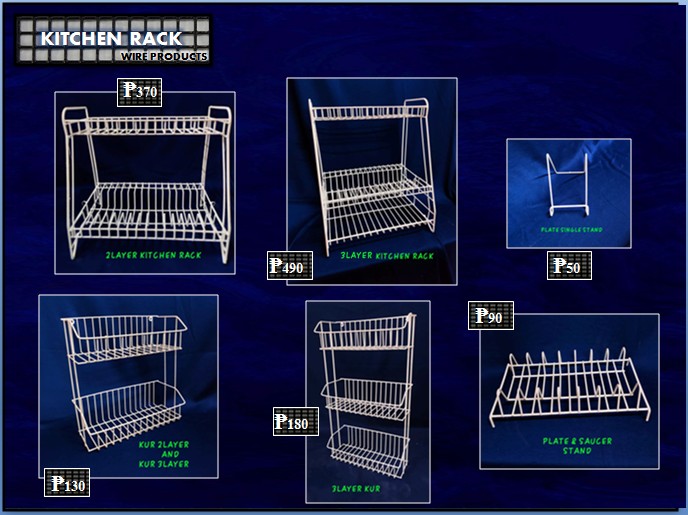 Wire Mesh Kitchen Rack, Furniture & Home Living, Home Improvement