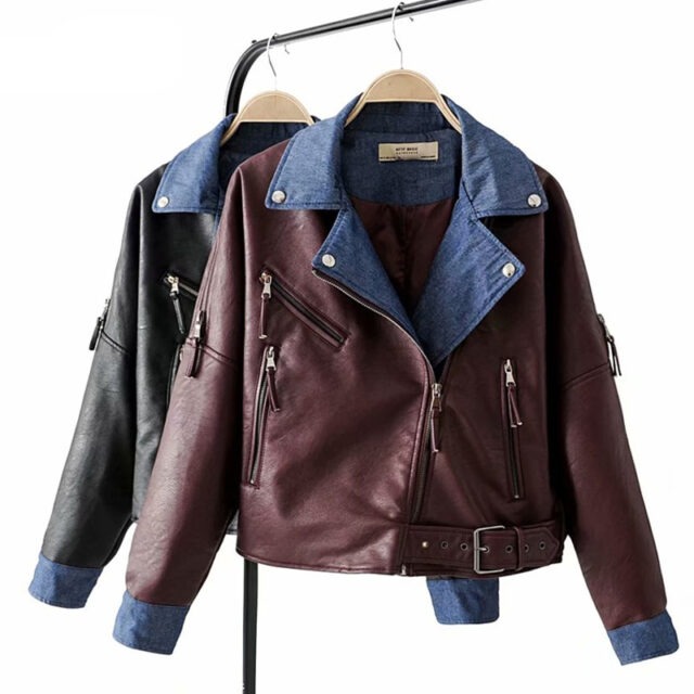 Women S Attractive Denim Look Jacket Women S Fashion Clothes Outerwear On Carousell