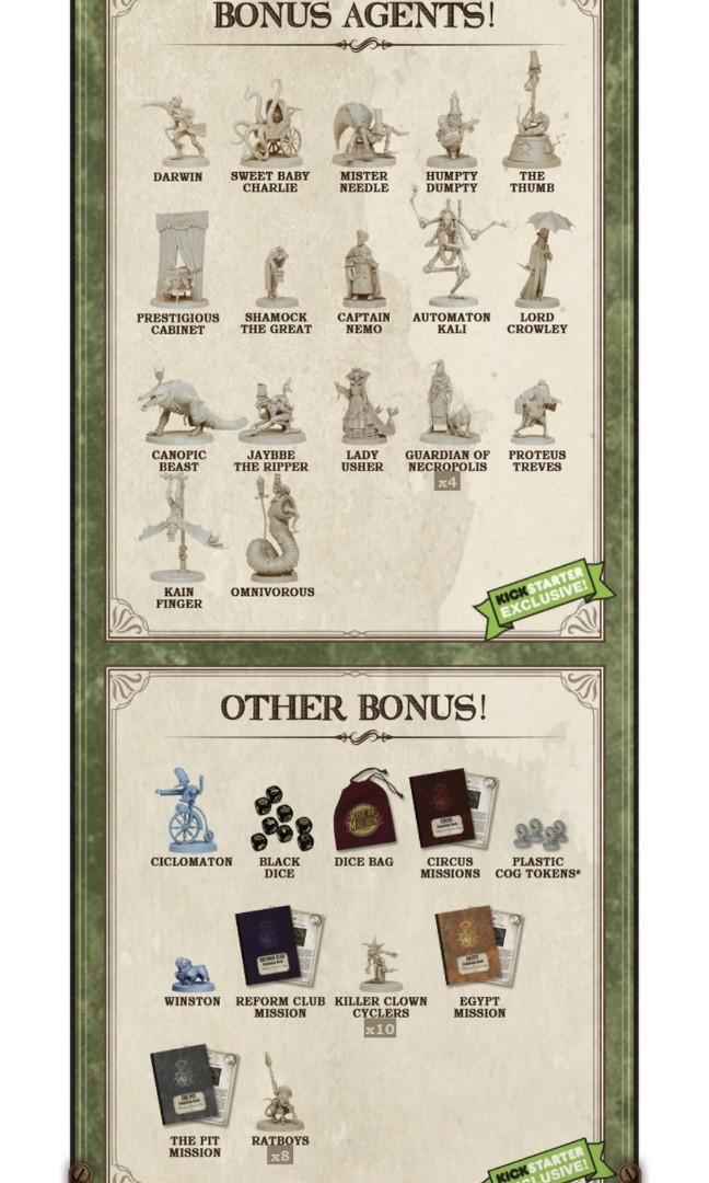 Tokens Of The Embassy Expansion Pour Le Jeu World Of Smog: Rise Of Moloch - Pièces D'occasion