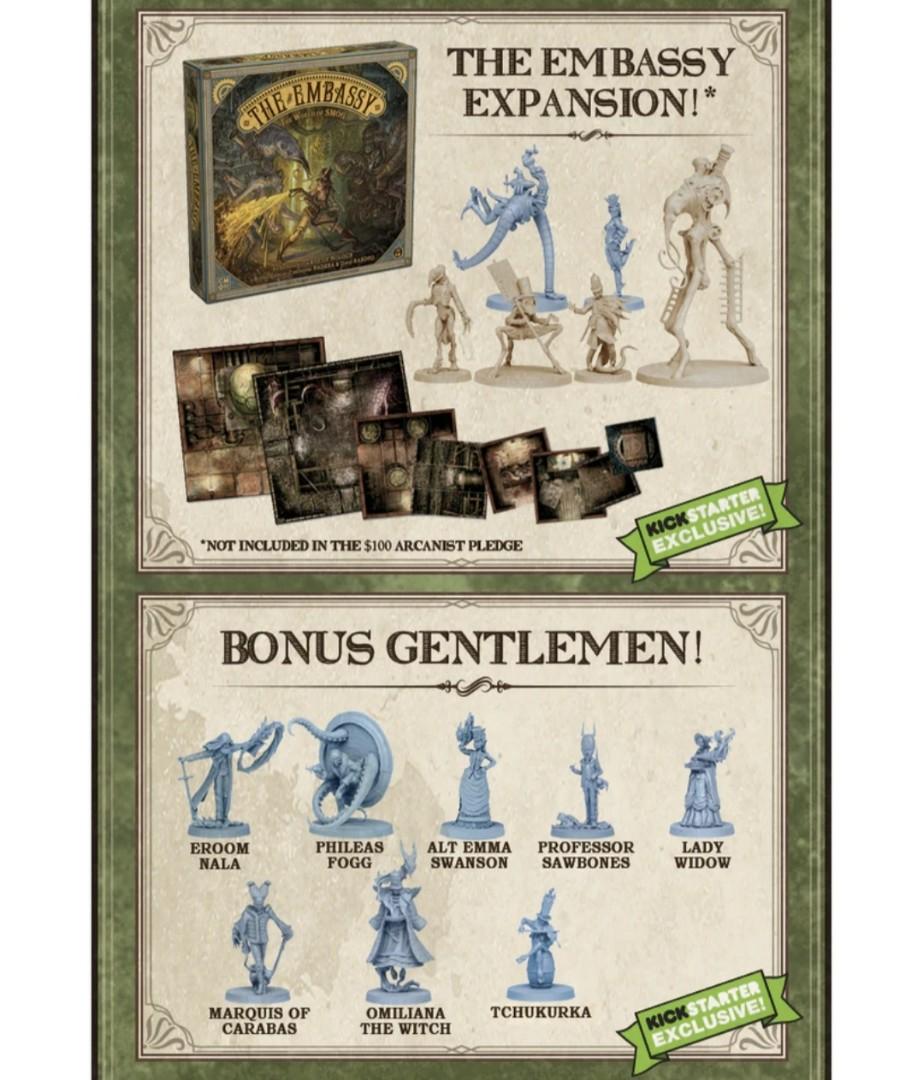 Tokens Of The Embassy Extension - Rise Of Moloch World Of Smog - Jeu CMON Occasion