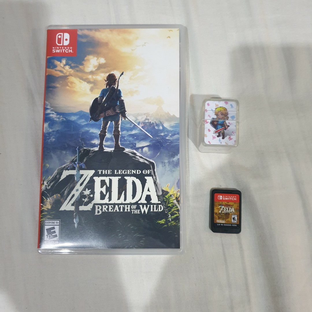 Zelda botw + free amiibo cards, Video Gaming, Video Games, Nintendo on