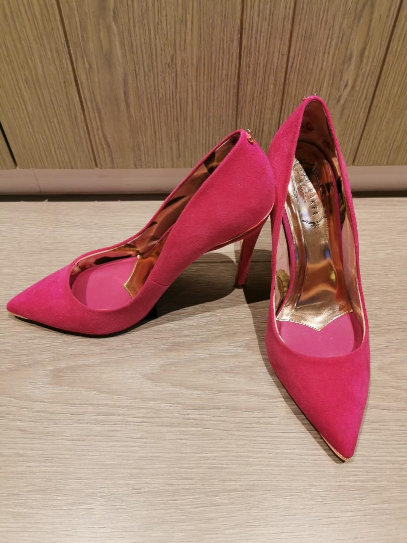 New Ted Baker Bright Pink 100mm heels 