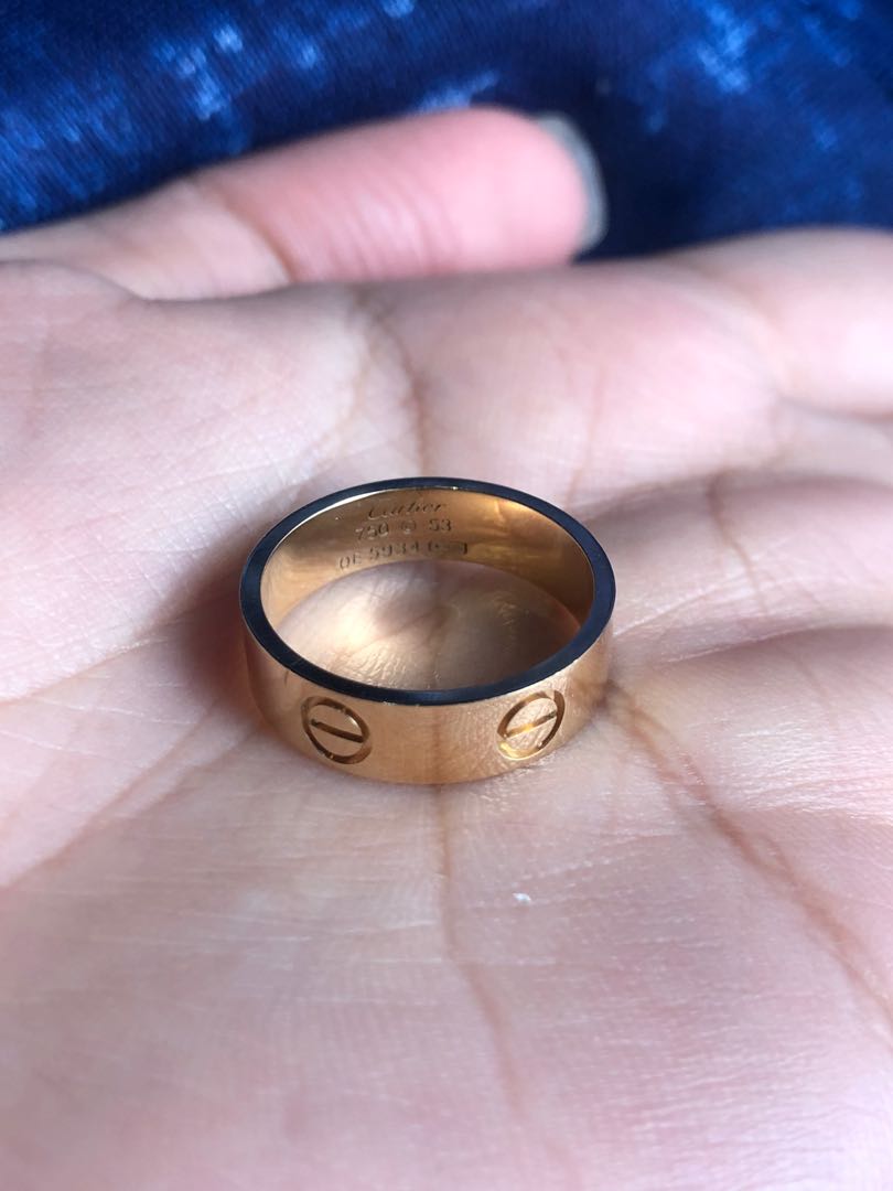 Cartier ring silver fake cheap
