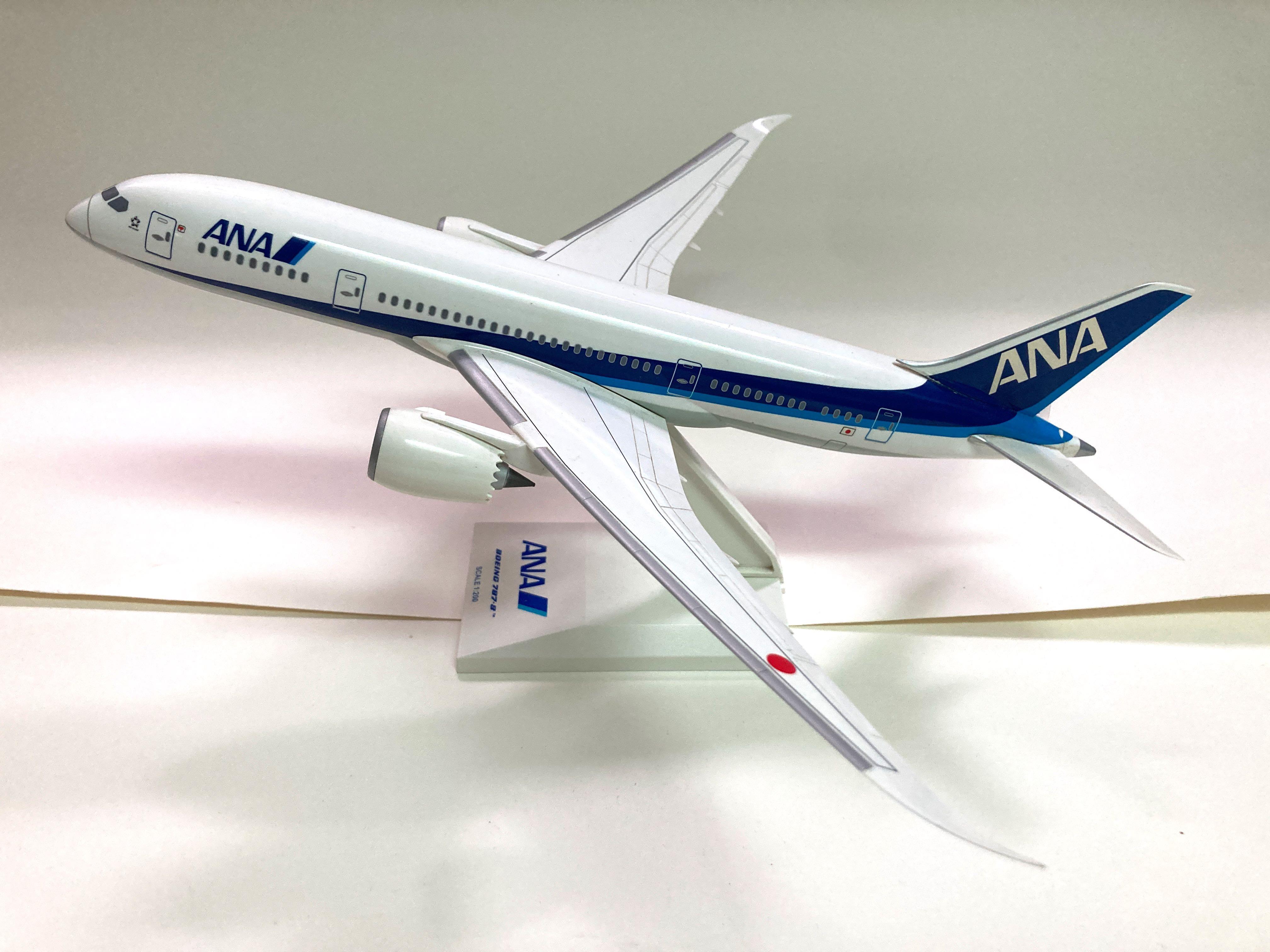 全日空飛機模型波音787-8 有缺損ANA Boeing 787-8 with defects, 興趣 