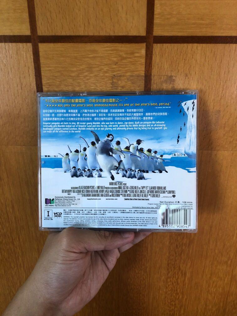踢躂小企鵝 Happy Feet VCD, 興趣及遊戲, 古董收藏, 收藏品及紀念品 明星週邊 Carousell