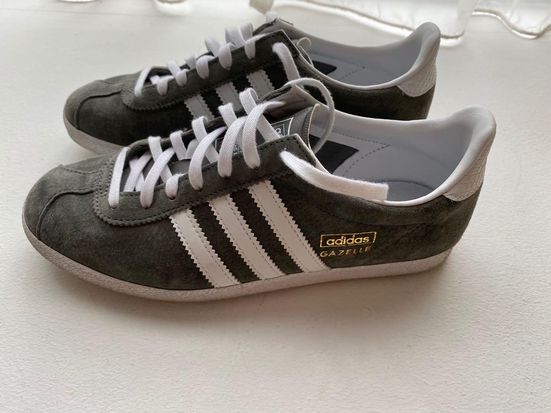 Adidas Gazelle grey size 37 (4.5 UK), Women's Fashion, Shoes, Sneakers on  Carousell