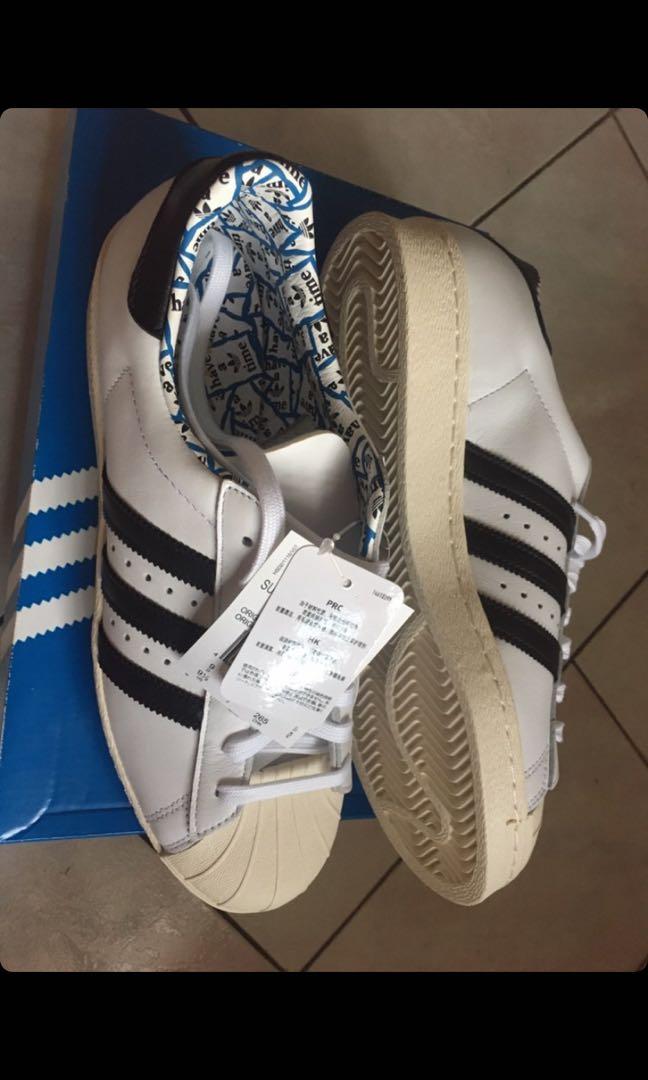 Adidas Superstar 80s X Have A Good Time BNIB ORI, Fesyen Pria, Sepatu ,  Sneakers di Carousell