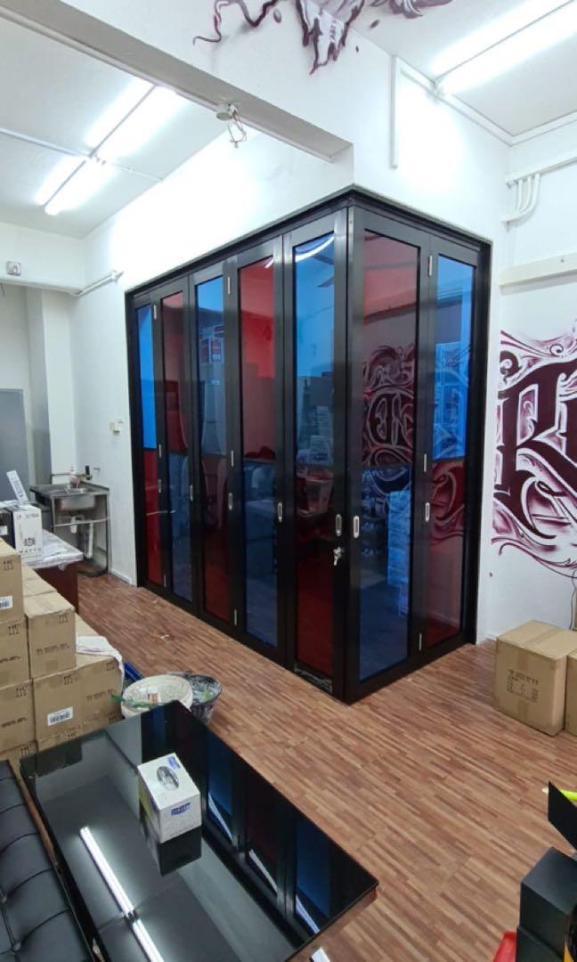 Aluminium folding glass door628530676638751129
