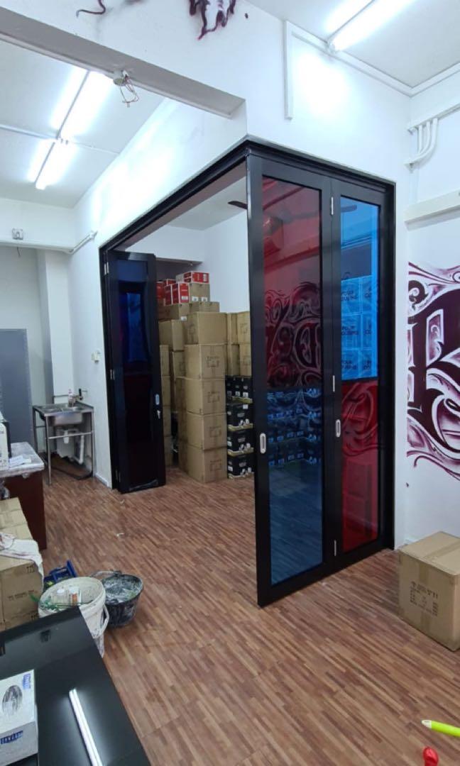 Aluminium folding glass door62853067663875111