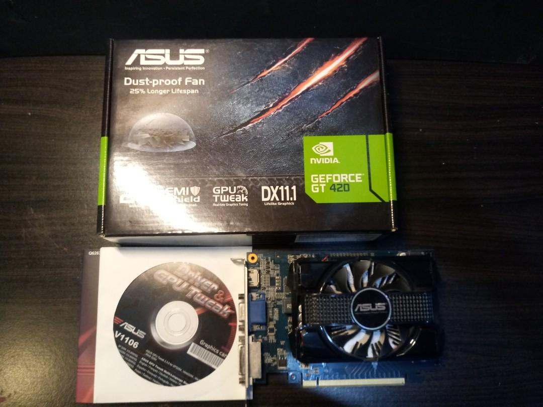 Asus Nvidia Geforce Gt420 Electronics Computer Parts Accessories On Carousell