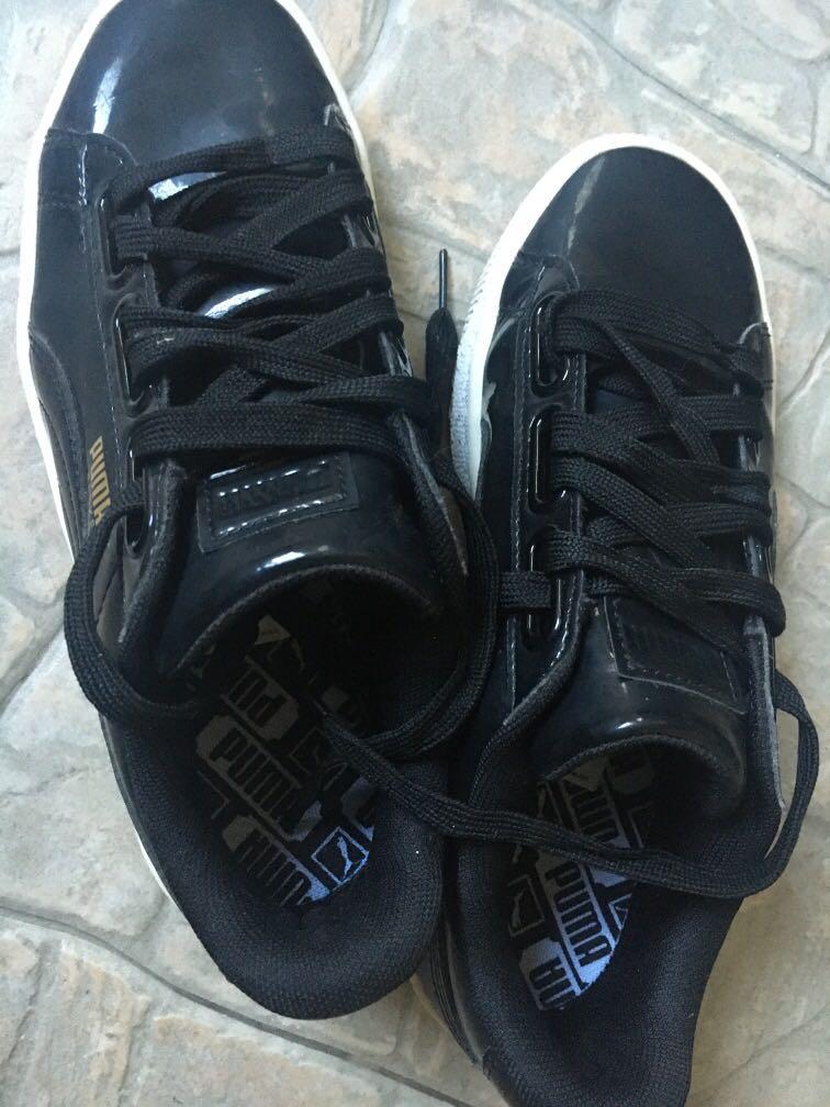 Authentic puma basket reflective shoes