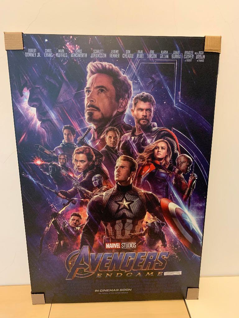 Avengers Endgame Movie Original Framed Poster Design Craft Artwork On Carousell
