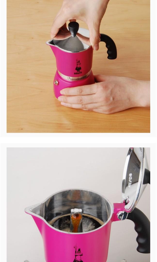 Bialetti Fiammetta Stovetop Espresso Maker (3Cup, Pink), TV & Home