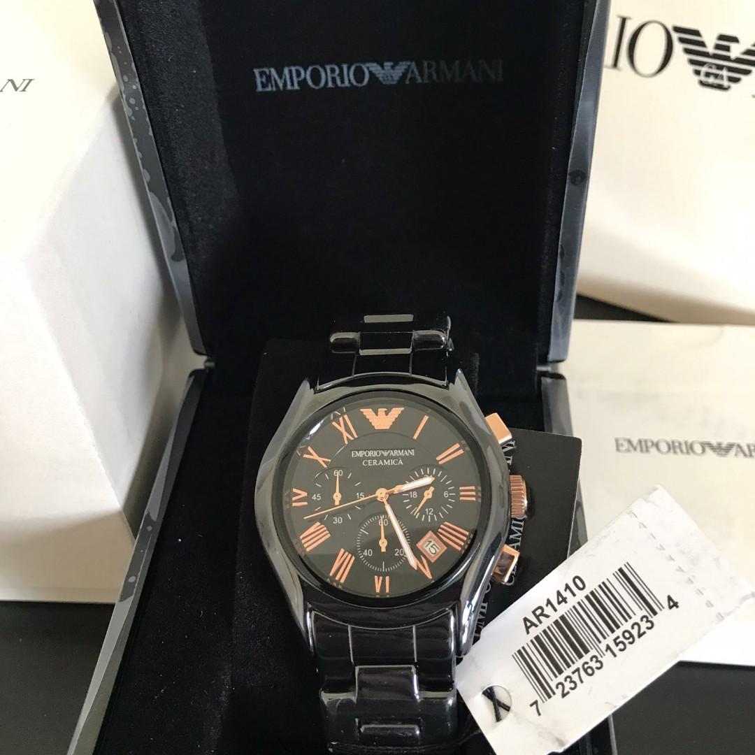 BN Authentic Emporio Armani for Men AR1410, Mobile Phones & Gadgets,  Wearables & Smart Watches on Carousell