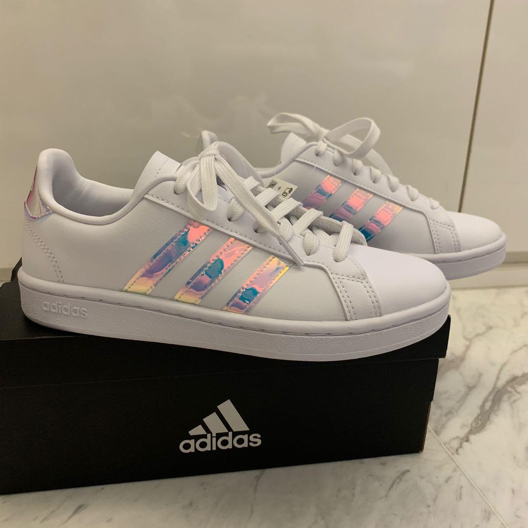 sneaker grand court holographic adidas