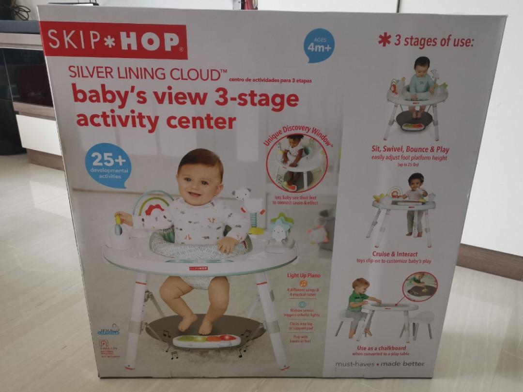 skip hop silver lining cloud baby's view activity center