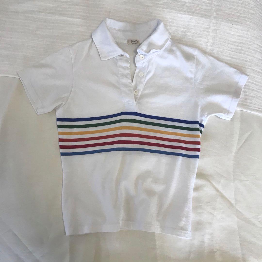 brandy melville white polo