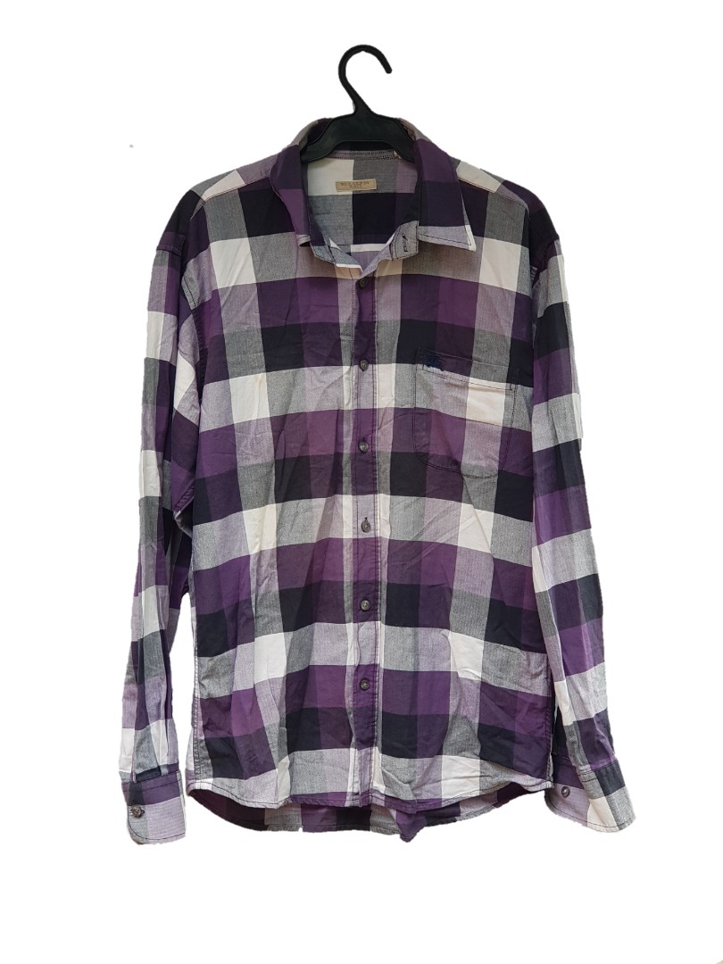 burberry checkered polo