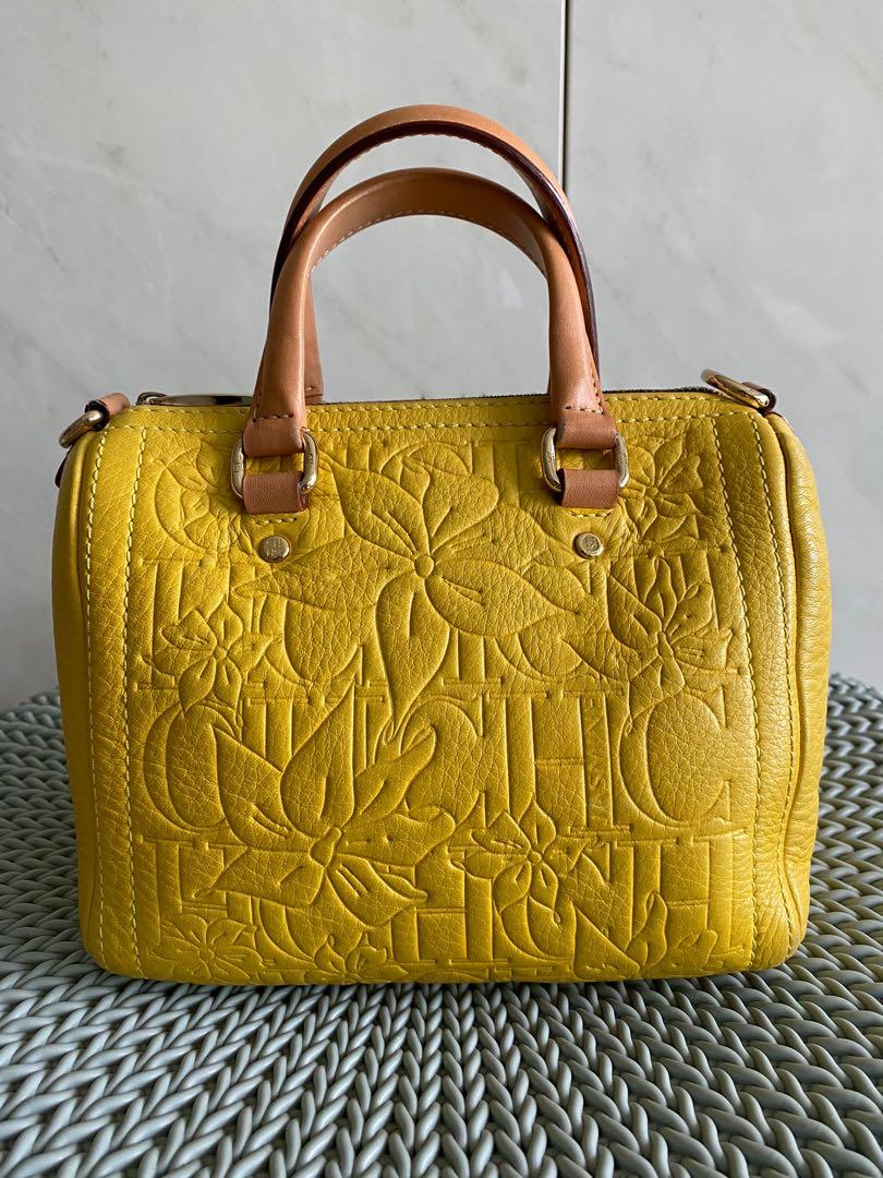 CAROLINA HERRERA Andy Bag in Jasmine Leather Women s Fashion