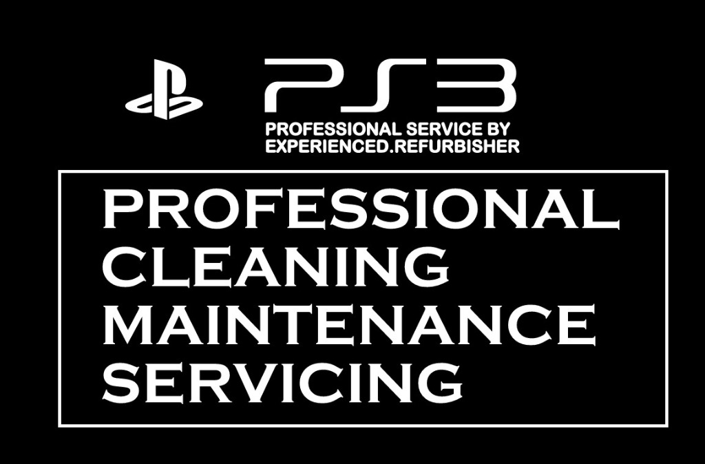 CLEANING MAINTENANCE SERVICE for PS3 Playstation3 (also including