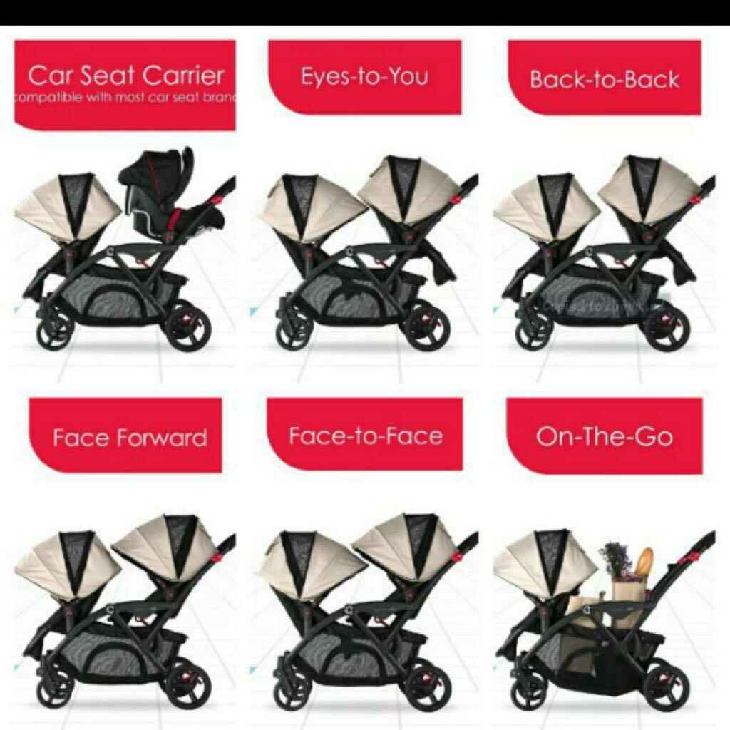 contours double stroller options