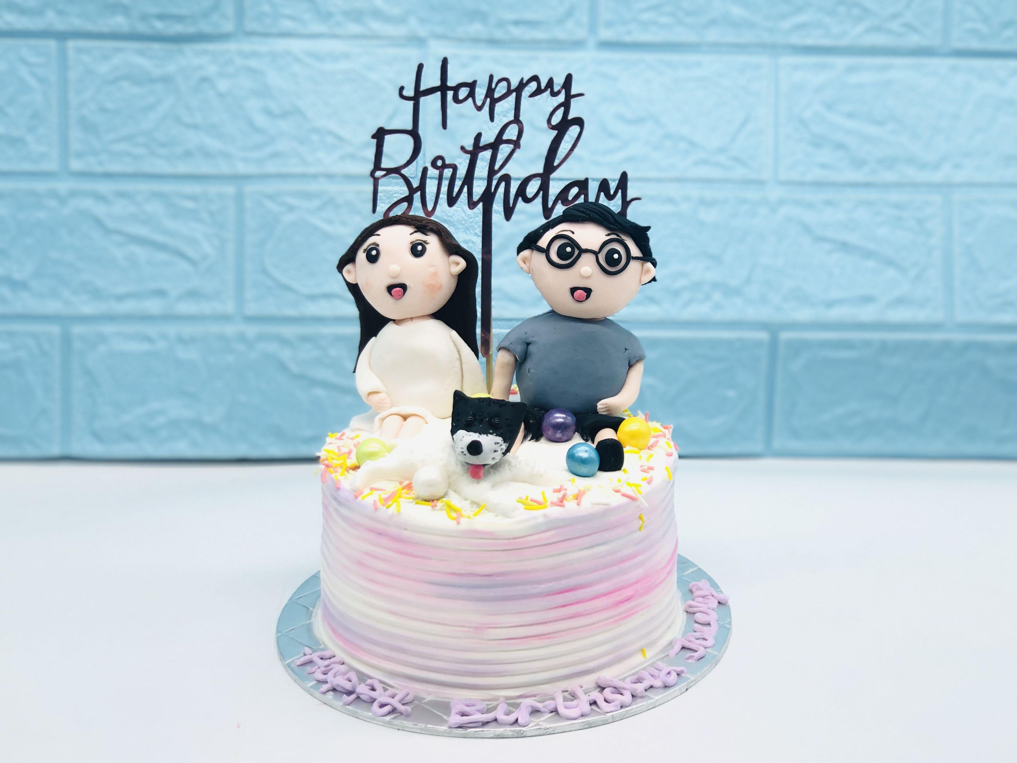 Couple And Dog Cake Customised Chocolate Flavour Red Velvet Cartoon Kids Frozen Disney Adult Money Pulling Longevity Vanilla Cookies And Cream Food Drinks Baked Goods On Carousell That is sooo cool that it's you that was featured on the cover! couple and dog cake customised chocolate flavour red velvet cartoon kids frozen disney adult money pulling longevity vanilla cookies and