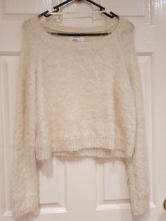 Cream soft jumper