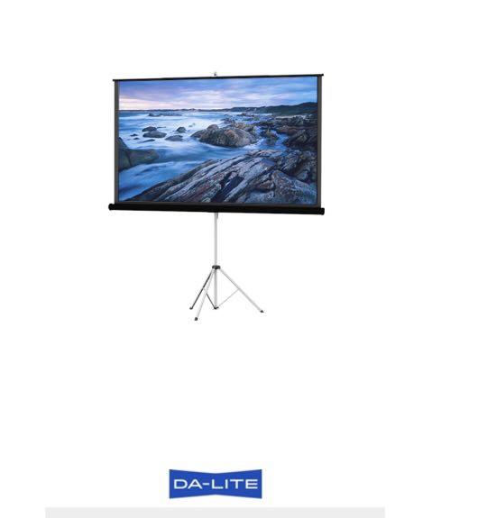 DA-LITE PROJECTOR SCREEN (Category: Monitor Screens) located in Makati City. Submitted by sounddimension.475 (Listing ID 1029520414, Image 3). Description: BRAND: DA-LITE MODEL: 69899 TYPE: PROJECTOR SCREEN TRIPOD TYPE MATTE WHITE SIZE: 70" X 70" 1:1 ASPECT RATIO ORIGINAL PRODUCT BRAND NEW.