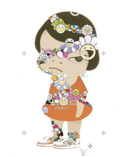 2019年 DEATH NYC 奈良美智 LOUIS VUITTON 絵 アート シルク