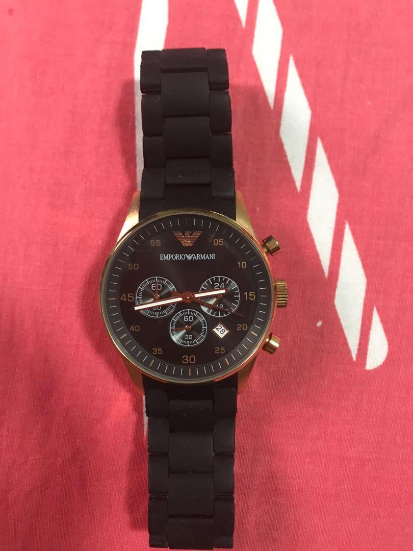 emporio armani men's chronograph watch ar5905