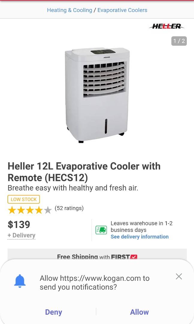 heller evaporative cooler