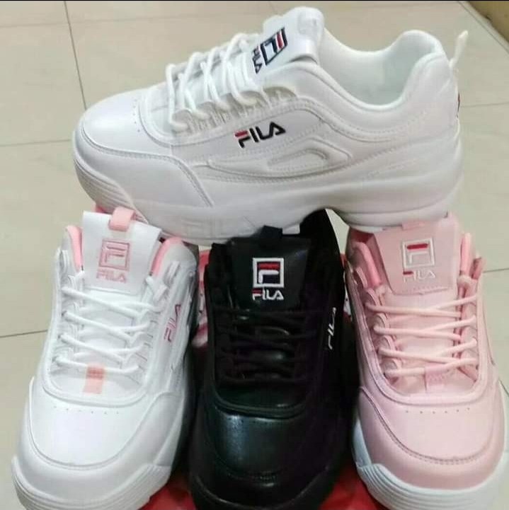 pink fila womens shoes